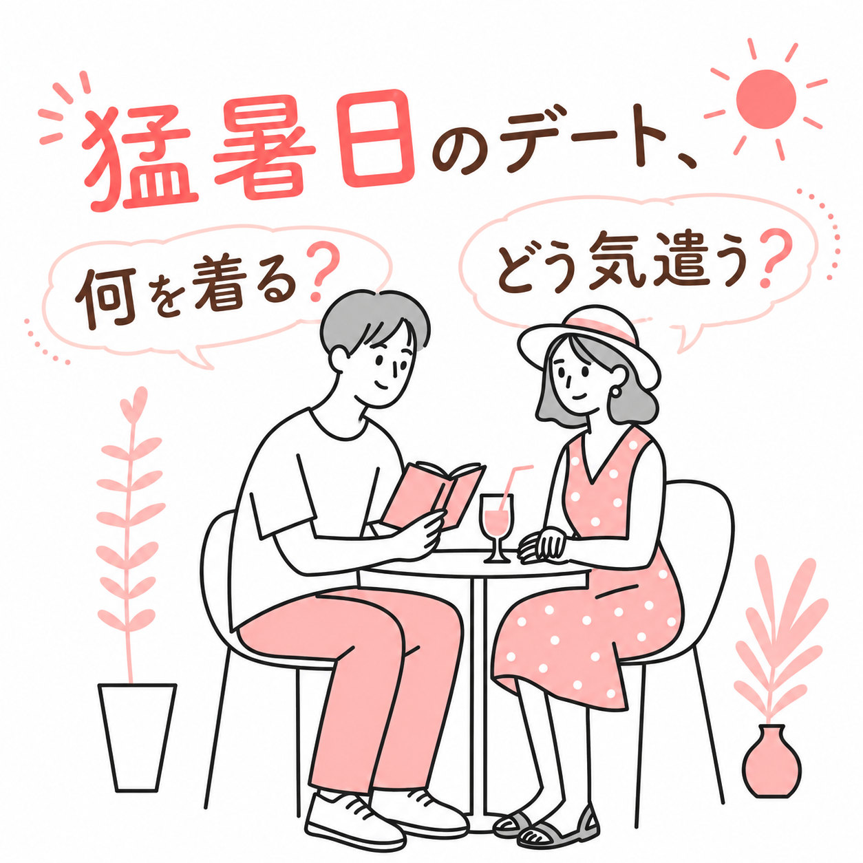 猛暑日のデート、何を着る?汗・におい・暑さ対策をIBJ最新調査から解説