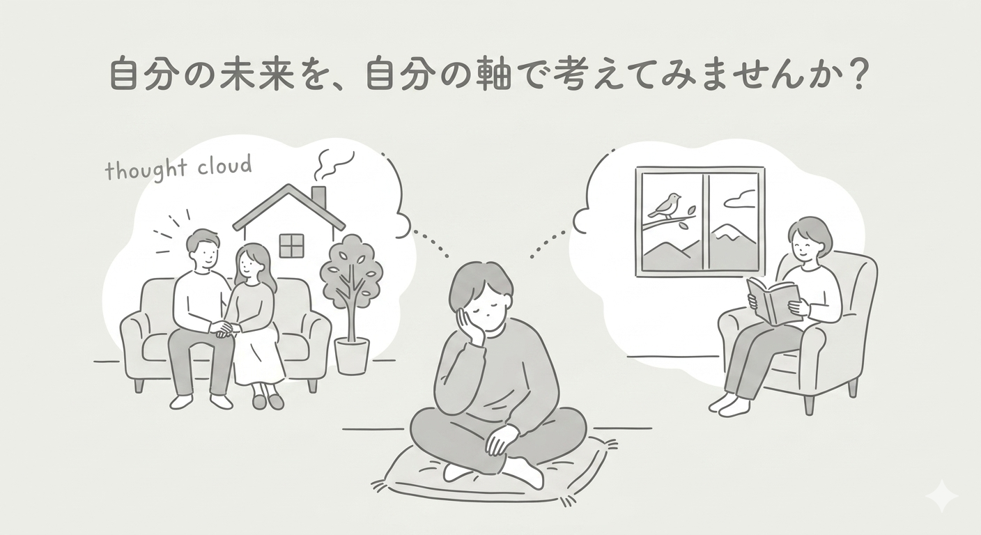 周りに流されず、自分らしく生きるために。未来を考える小さな一歩