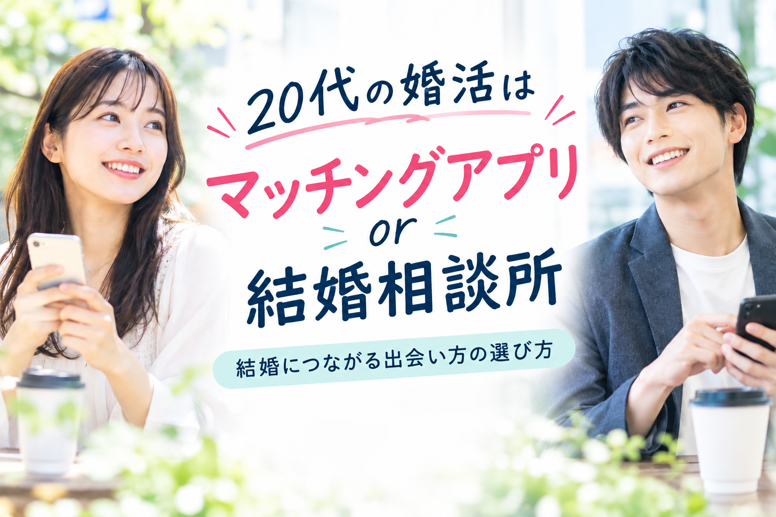 20代の婚活はマッチングアプリだけで大丈夫？結婚につながる出会い方の選び方