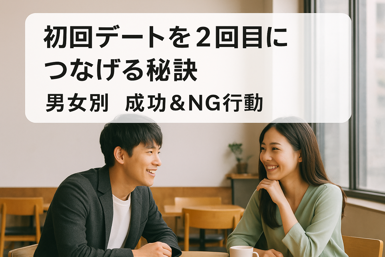 初回デートを2回目につなげる秘訣！男女別 成功＆NG行動