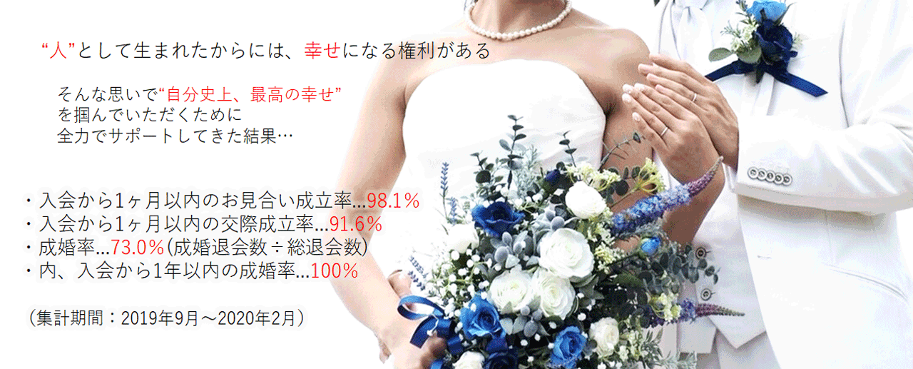 アラフォー婚に強い